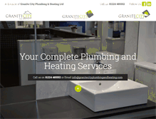 Tablet Screenshot of granitecityplumbingandheating.com